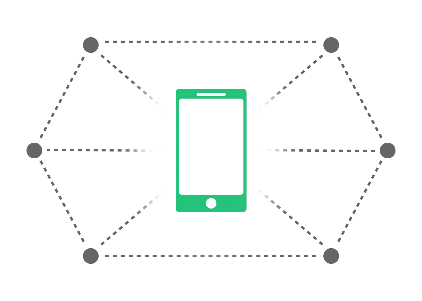 Illustration of a connected device
